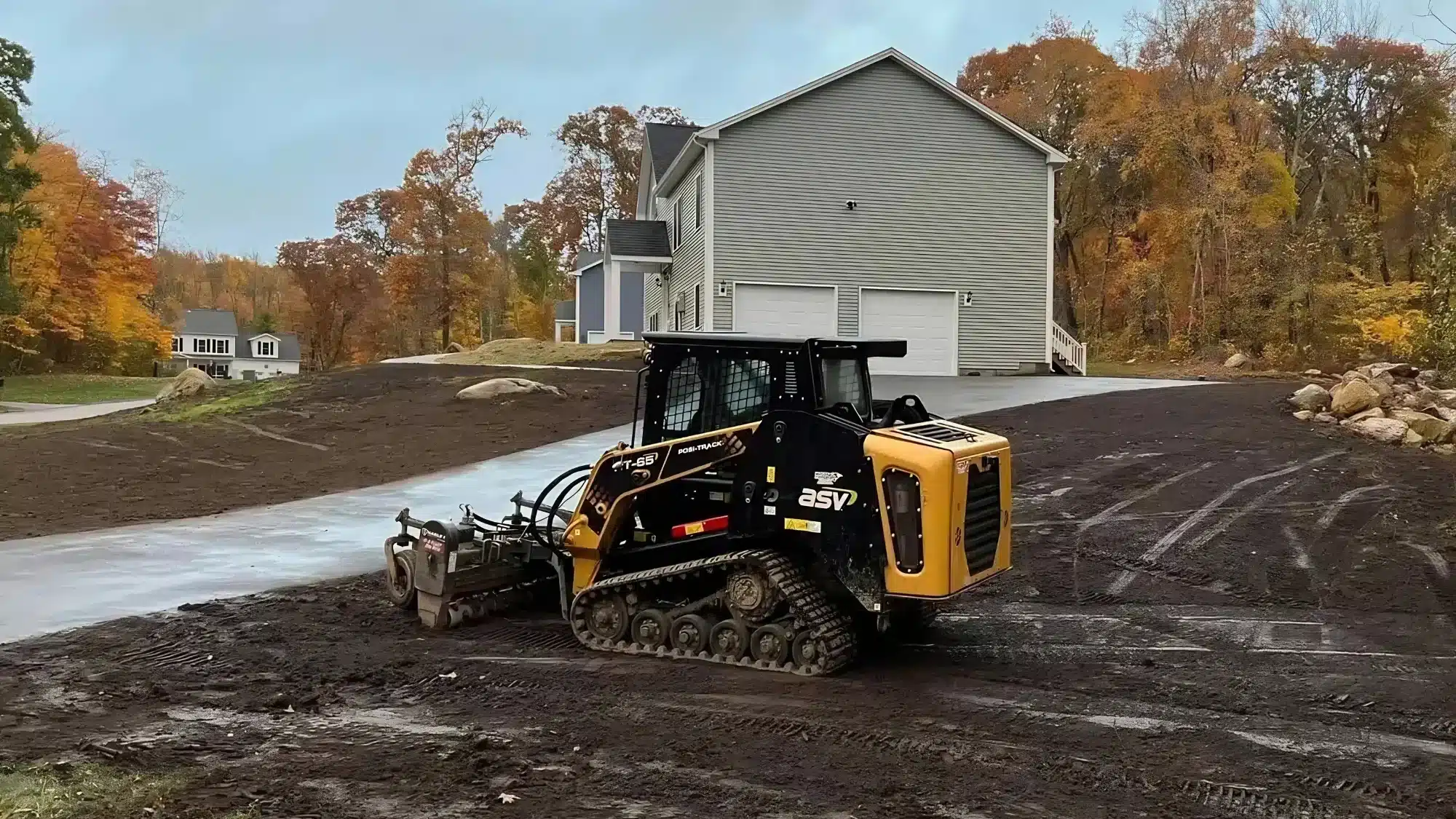 Excavation Company Near Me Excavation work near Ledyard with heavy machinery